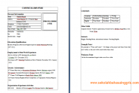 1000 Contoh CV Professional Dalam Bahasa Inggris