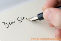 Contoh Surat Bahasa Inggris lengkap Beserta Langkah-langkahnya