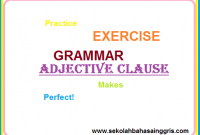 101 Adjective Clause Exercise