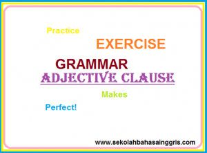 101 Adjective Clause Exercise