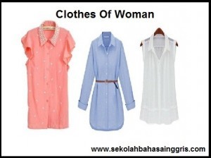 15 Vocabulary Corner: Clothes Of Woman (Pakaian Wanita)