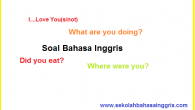 1000 Contoh Soal Bahasa Inggris Grammar