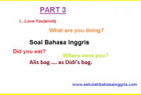 1000 Contoh Soal Bahasa Inggris Grammar: Preposition-Tenses