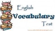 Learning:Practice Vocabulary Test Part 2
