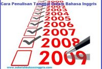 6 Format Cara Penulisan Tanggal Dalam Bahasa Inggris Yang Benar 6 Format Cara Penulisan Tanggal Dalam Bahasa Inggris Yang Benar