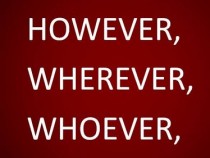 perbedaan however whichever