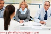 Contoh Dialog atau Percakapan Bahasa Inggris Saat Wawancara Kerja Terbaik