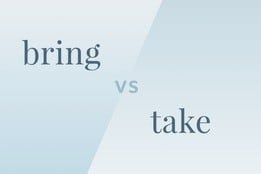 Penjelasan Penggunaan BRING vs TAKE dalam Kalimat Bahasa Inggris