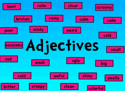 Adjectives artinya
