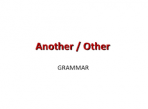 Kumpulan Soal 'The other & Another' Dalam Bahasa Inggris Lengkap