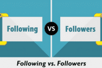 "Follower vs Following" : Perbedaan Dan Penjelasan Lengkapnya